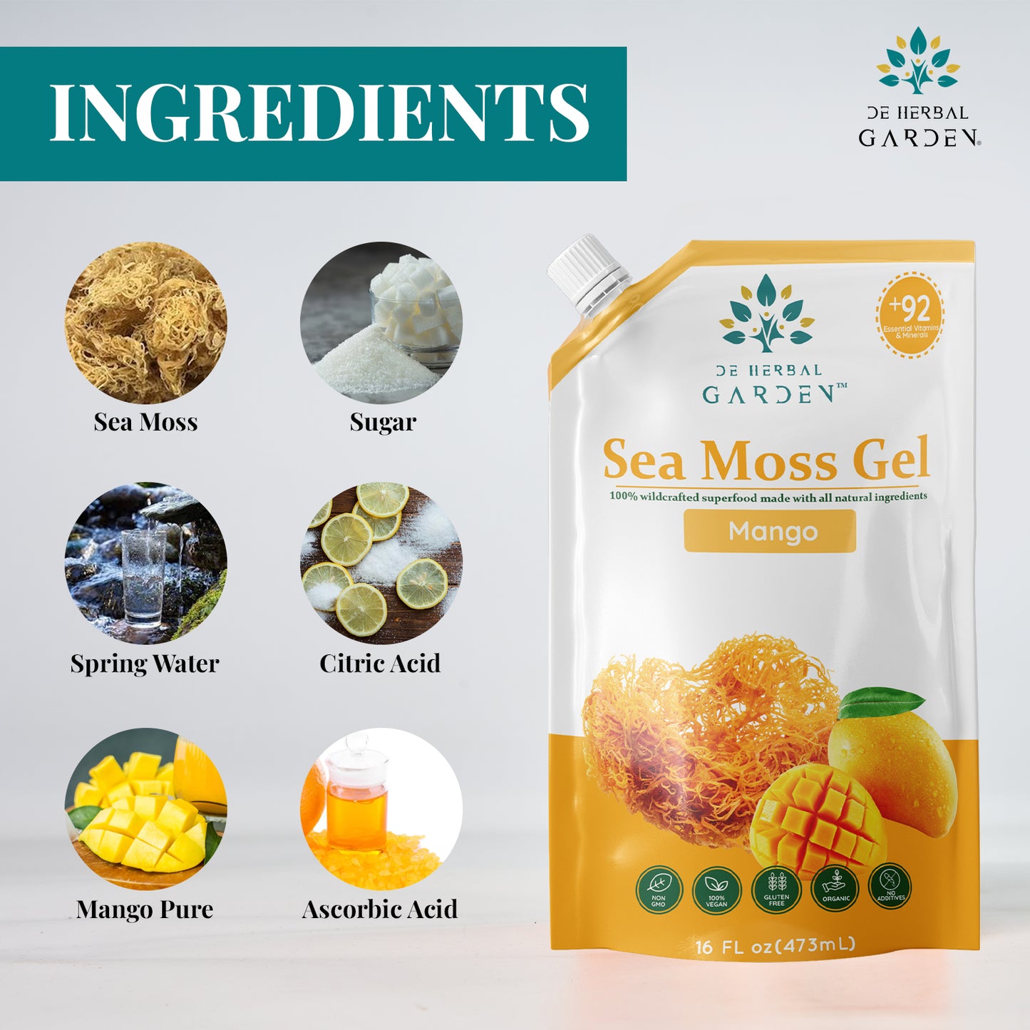 Mango Sea Moss Gel